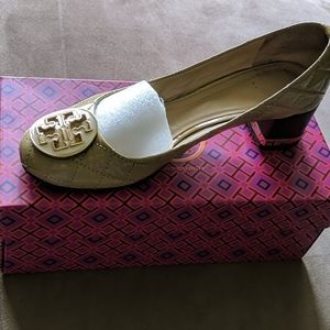 SOLD!Spring Cleaning!! Tory Burch Quilted Heels